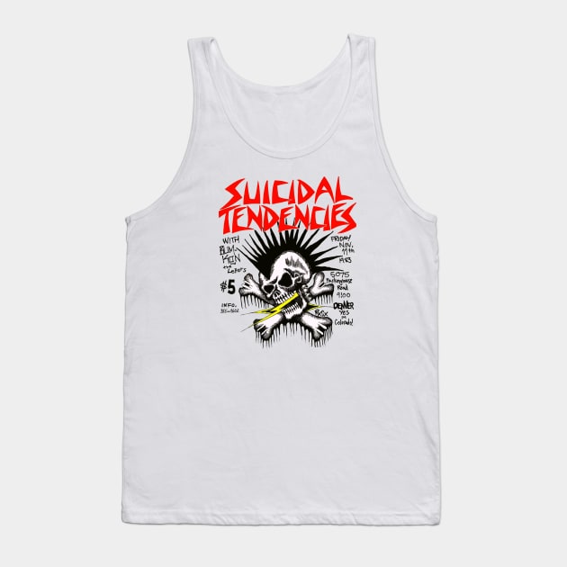 Suicidal Tendencies, 11/11/1983 Tank Top by Colonel JD McShiteBurger